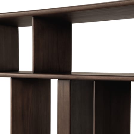 Etagère basse Block bois marron / L 210 x H 70 cm - Ethnicraft