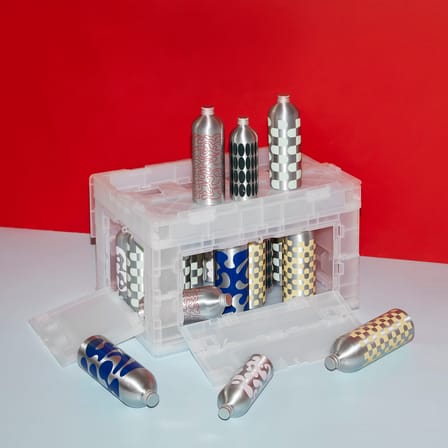 Boîte Blox Large plastique transparent / 59.5 x 41 x H 38.5 cm - STUDIO ABOUT