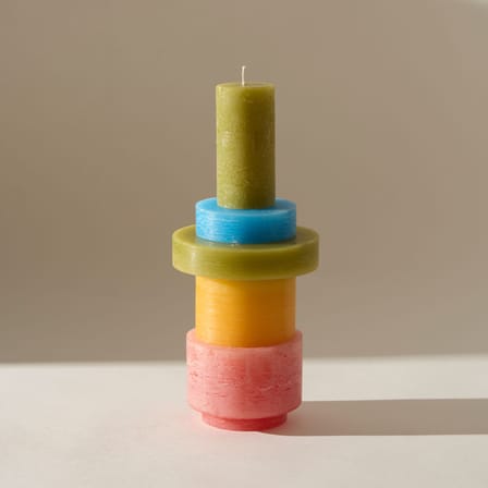 Bougie Stack 03 / 5 modules empilables - Combustion 80 heures - STAN EDITIONS