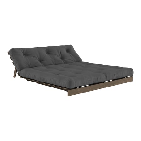 Canapé convertible Roots / L 160 cm - 3 positions / Structure marron - KARUP DESIGN