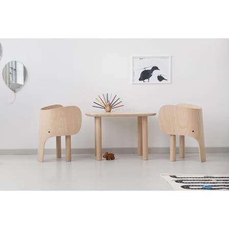 Chaise enfant Elephant bois naturel - EO