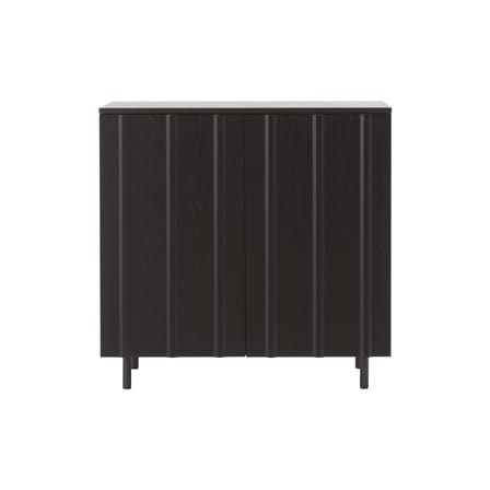 Rib Dresser wood black / L 98.5 x H 96.5 cm - Normann Copenhagen