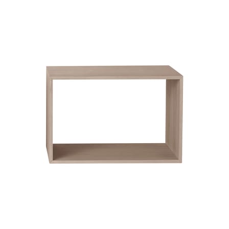 Étagère Stacked bois naturel / Large rectangulaire 65x43 cm / Sans fond - Muuto
