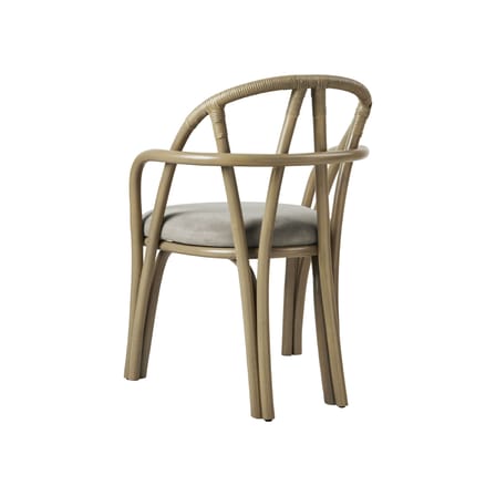 Fauteuil Bistra / Assise rembourrée - Gubi
