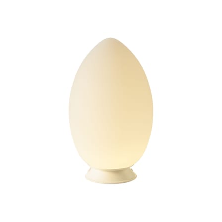 Lampe extérieur sans fil rechargeable Uovo LED verre blanc / Ø 18 x H 30 cm - Ben Swildens, 1972 - Fontana Arte