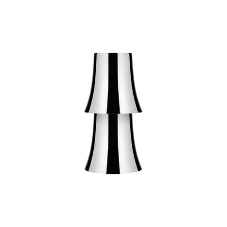 Lampe sans fil rechargeable Halesia LED métal argent - Alessi