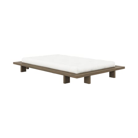 Lit 1 place Japan bois marron / Pour matelas 120 x 200 cm - KARUP