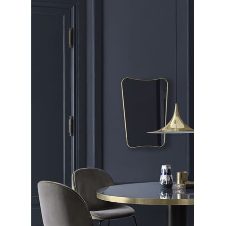 Miroir mural F.A.33 or métal /  Gio Ponti, 1933 - L 54 x H 80 cm - Gubi