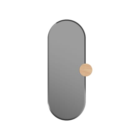 Miroir mural Sonia verre gris / 35 x 80 cm - Hartô