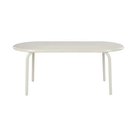 Groove Oval table metal beige / 186 x 86 cm - Tom Dixon