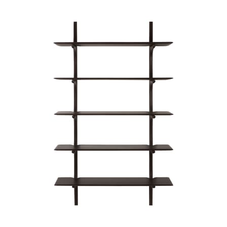 Scaffale PI legno marrone / 5 ripiani - Mogano massiccio / L 100 x H 196 cm - Ethnicraft