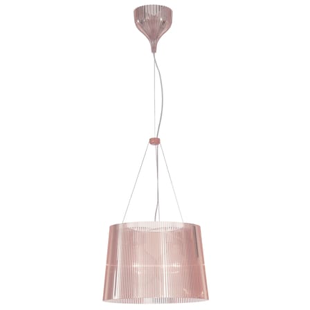Suspension Gé plastique rose / Ø 37 cm - Matériau recyclé - Kartell