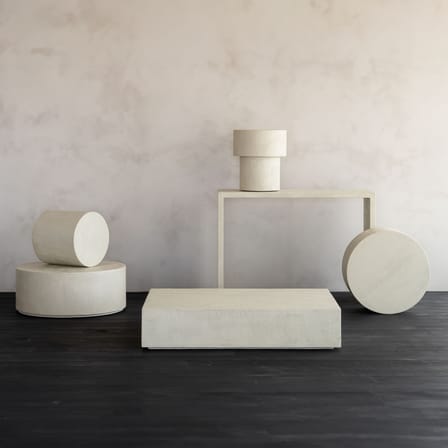 Table basse Elements / 120 x 90 x H 25 cm - Microciment - Ethnicraft