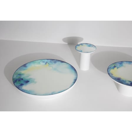 Table basse Francis Large métal / Ø 75 x H 36 cm - Miroir / Constance Guisset, 2019 - Petite Friture