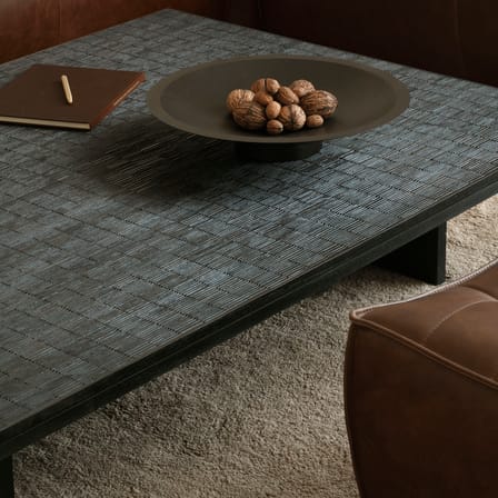 Table basse Grooves bois / 170 x 120 x H 34 cm - Ethnicraft