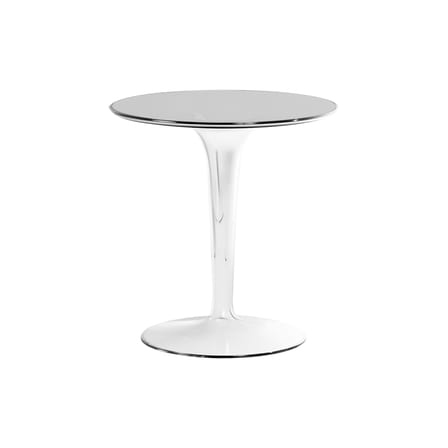 Table d'appoint Tip Top plastique transparent / Plateau PMMA - Kartell