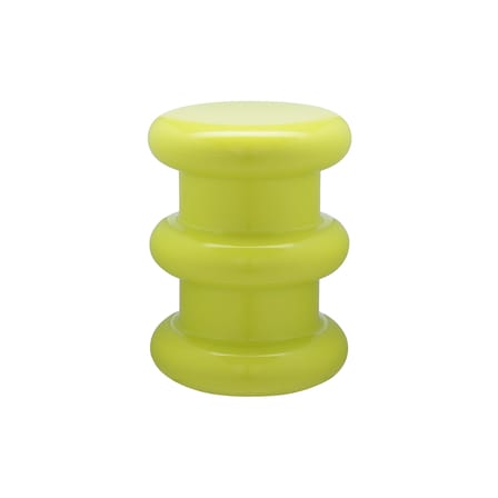 Tabouret Pilastro plastique vert / H 46 x Ø 35 cm - By Ettore Sottsass - Kartell
