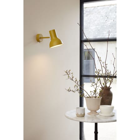 Applique Type 75 Mini métal jaune / Branchement mural - Orientable / By Margaret Howell, réédition 1930' - Anglepoise