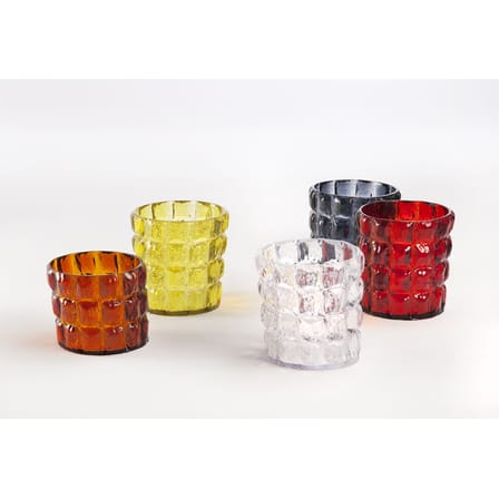 Vase Matelasse plastique transparent / Seau à glace / Corbeille - Kartell
