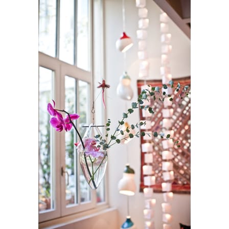 Vase Paresseux verre transparent à suspendre - Tsé-Tsé