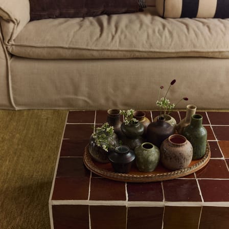 Vaso 70s ceramics ceramica multicolore / Set di 5 mini vasi - HK LIVING