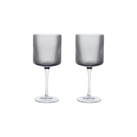 Set de 2 verres à vin rouge Ripple / 32,5 cl - Ferm Living