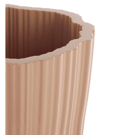 Cache-pot Corteza Small plastique beige / 50 x 53 cm x H 56 cm - Kartell