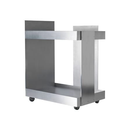 Desserte Lager métal / 60 x 38 x H 70,5 cm - Aluminium - Ferm Living