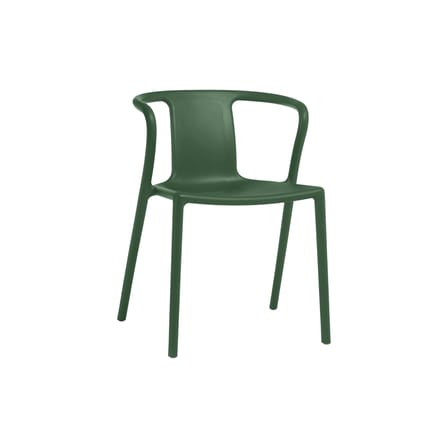 Fauteuil empilable Air-Armchair plastique vert / Jasper Morrison, 2006 - Magis