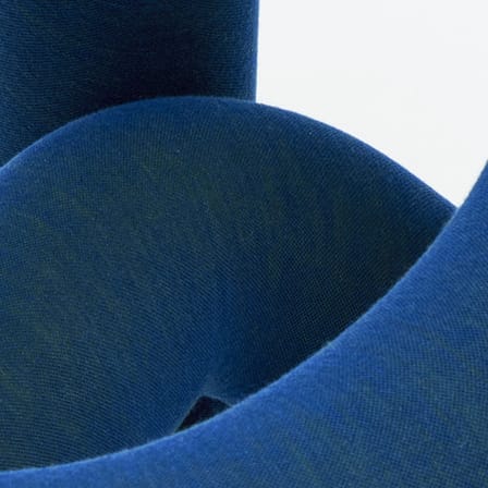 Fauteuil rembourré Extra Bold bleu / Tissu Kvadrat mélangé - Moustache