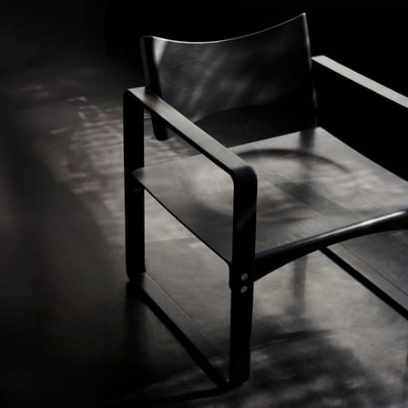 Fauteuil Series 270 F bois noir / Verner Panton (1965) - Verpan