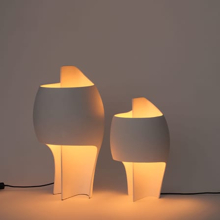 Lampe de table Grande B LED / Gypse - H 51 cm - DCW éditions