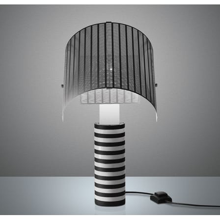 Lampe de table Masters' Pieces - Shogun métal blanc noir / 1986 - Artemide