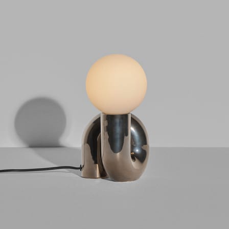 Lampe de table Neotenic Petite céramique argent / L 18 x H 26 cm - Petite Friture