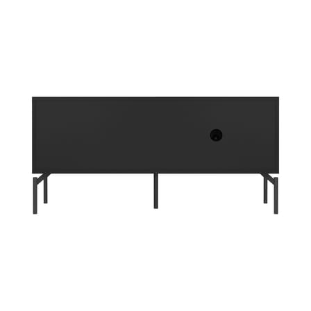 Mobile TV Met Mini legno nero / L 116 x H 55 cm - NOO.MA