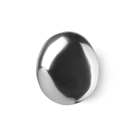 Patère Chanterelle gris argent métal / Poignée - Ferm Living