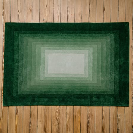 Green Door Rug textile green / 180 x 120 cm - Hand-tufted - COLORTHERAPIS