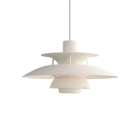 Suspension PH 5 Mini métal rose / Ø 30 cm - Poul Henningsen, 1958 - Louis Poulsen