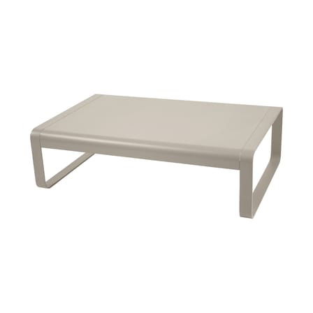 Table basse Bellevie métal beige / Aluminium - 103 x 75 cm - Fermob