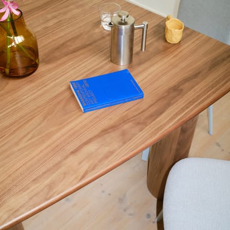 Table rectangulaire Re-Norm bois marron / 130 x 120 cm - Muuto