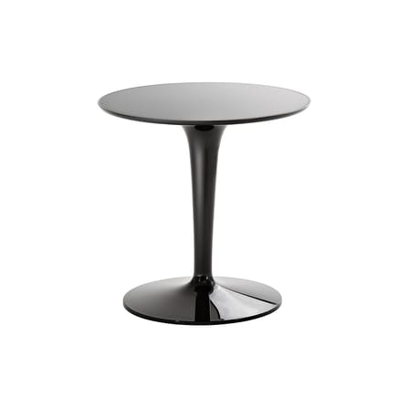 Tavolino d'appoggio Tip Top Mono materiale plastico nero versione monocolore - Kartell