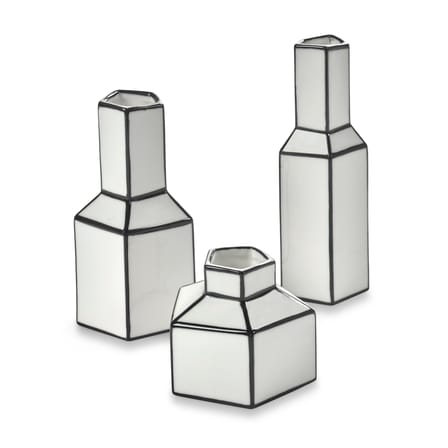 Vase Carte Blanche céramique blanc / Large - Ø 4,8 x H 13,8 cm - Serax