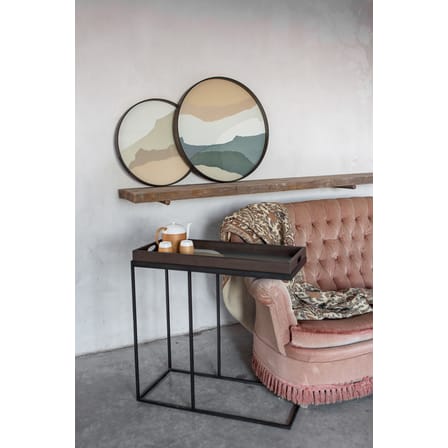 Zubehör  glas beige / Ø 61 cm - Holz & Glas handbemalt - Ethnicraft