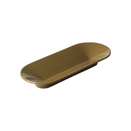 Centre de table Mere céramique marron / Plat - 51,5 x 21,5 cm - Muuto