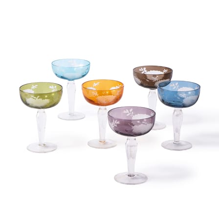 Set de 6 coupes Peony verre - Pols Potten