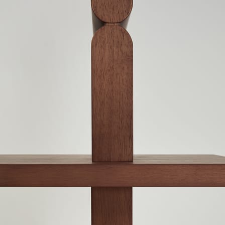 Étagère Coloured Wood Noon bois marron / L 118 x H 107 cm - NOBODINOZ