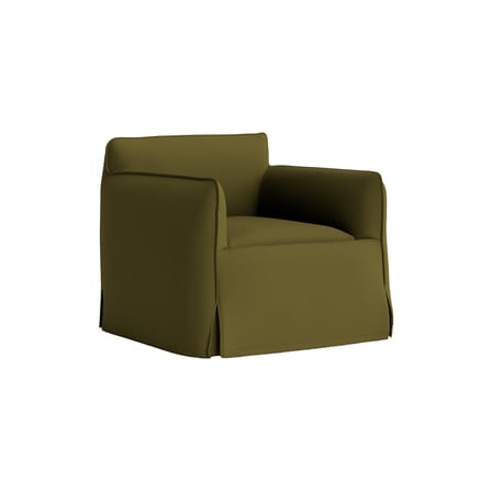 Fauteuil rembourré Mimi tissu vert - Hay