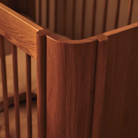 Lettino evolutivo Tilu legno naturale - Ferm Living