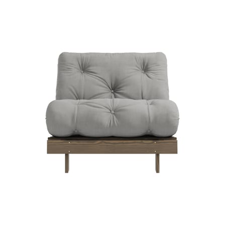 Fauteuil convertible Roots / Dormeuse & lit d'appoint - 3 positions / Structure marron - KARUP DESIGN