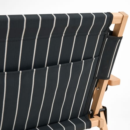 Gartensofa 2-Sitzer Outdoor Market textil schwarz / B 117 cm - Jasper Morrison - Hay